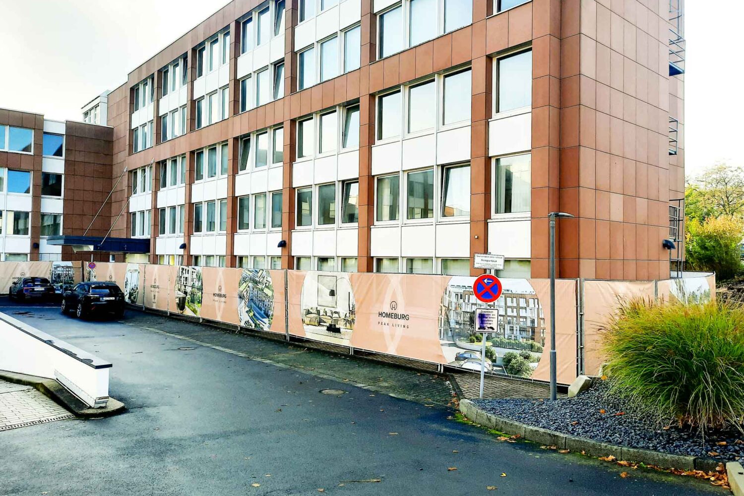 Meshbanner-Bauzaunplanen Meshbanner Bauzaunbannerdruck 340x173