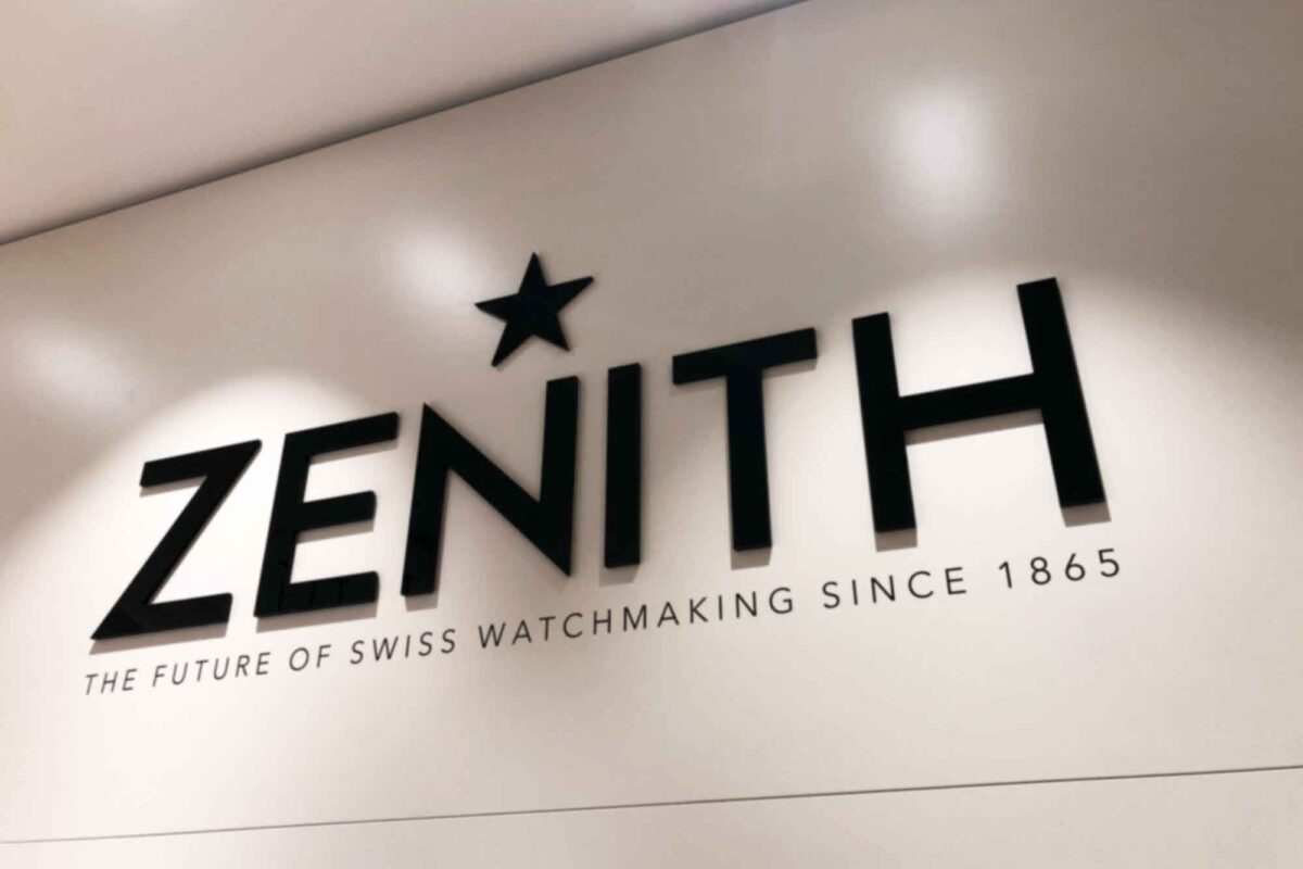 Einzelbuchstaben aus 8mm Acrylglas schwarz mattfür Zenith in Frankfurt