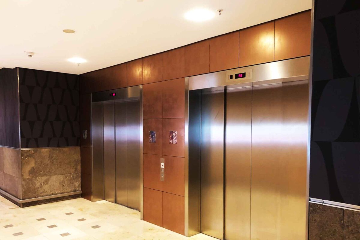 Kupferfolie-auf-Aufzugsvorraum